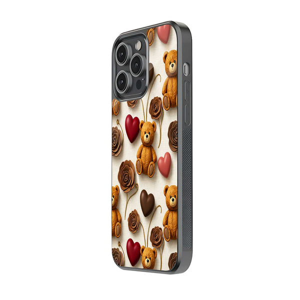 Choco Teddy Glass Case