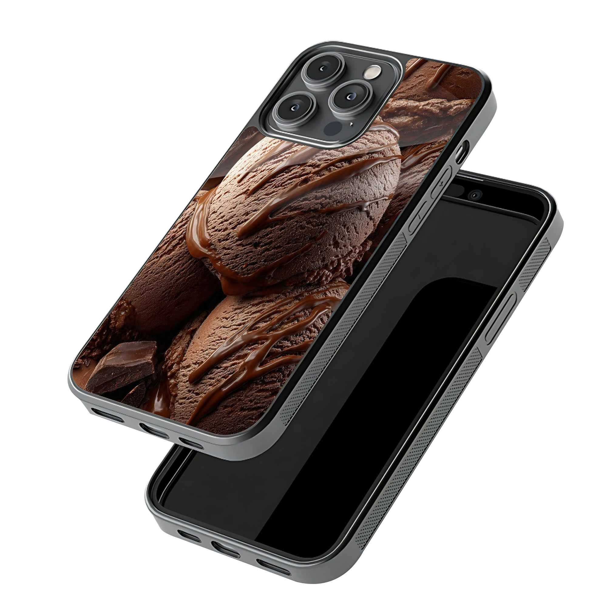 Chocolate Drip Glass Case