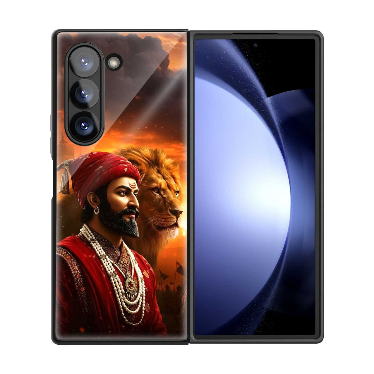 Cinematic Maratha Samsung Z Fold Glass Case