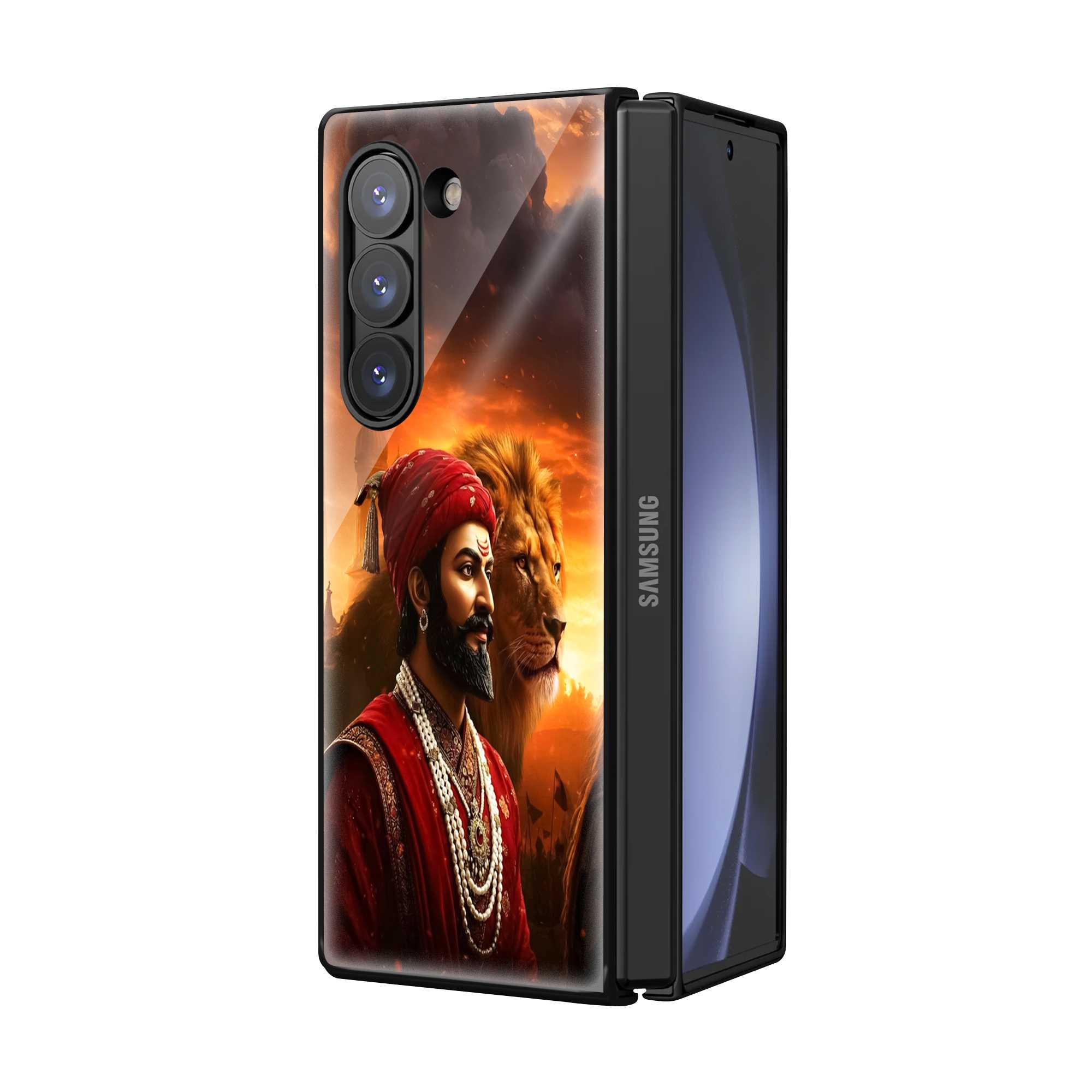 Cinematic Maratha Samsung Z Fold Glass Case