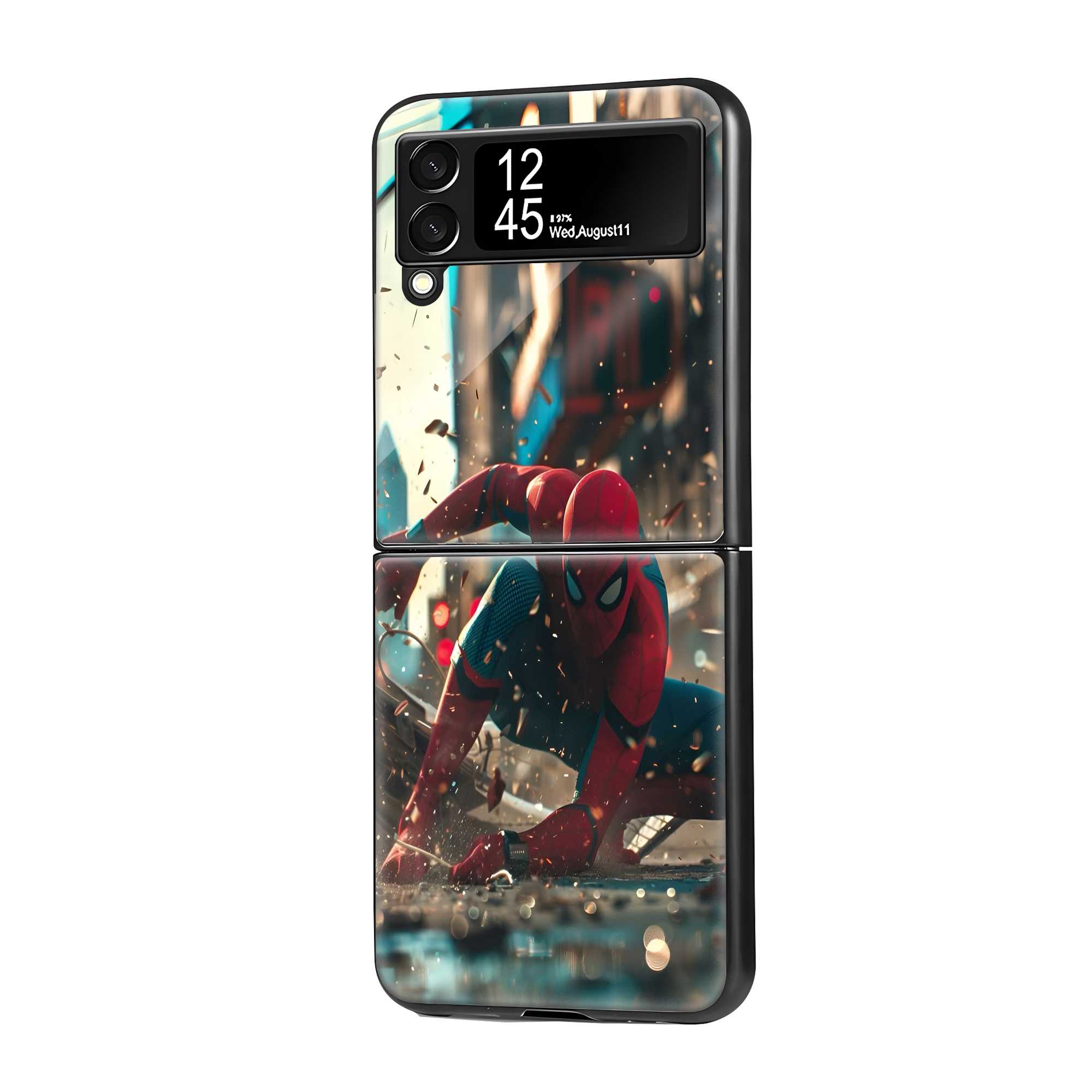 City Web Impact Samsung Z Flip Glass Case Main image
