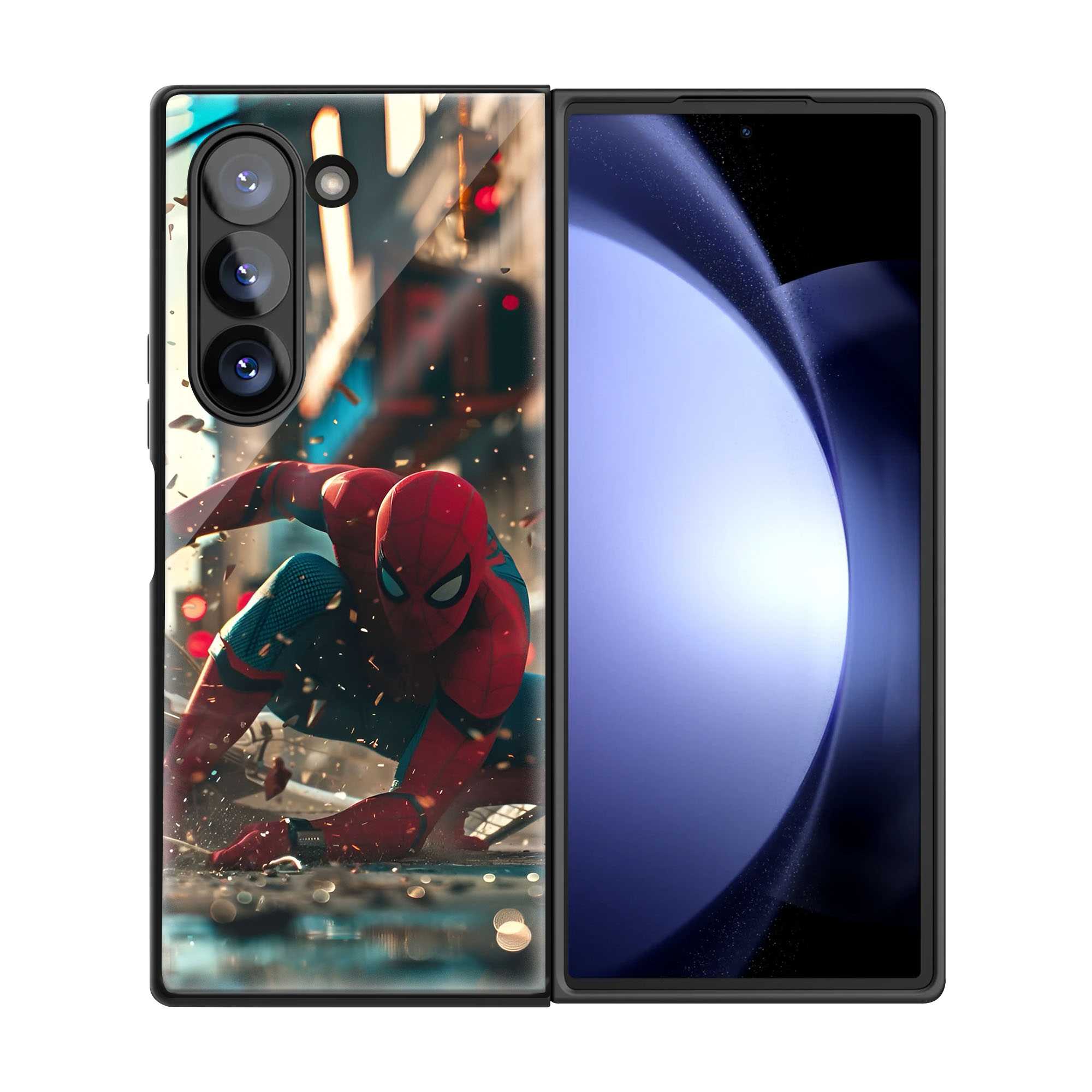 City Web Impact Samsung Z Fold Glass Case