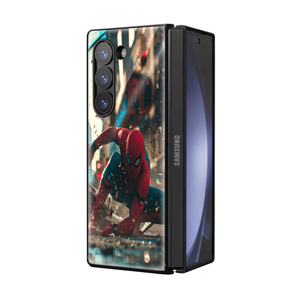 City Web Impact Samsung Z Fold Glass Case