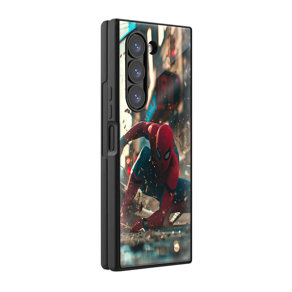 City Web Impact Samsung Z Fold Glass Case