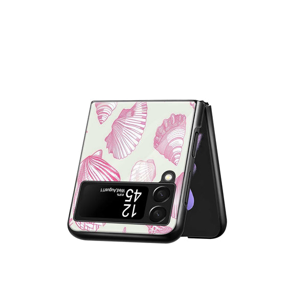 Coastal Charm Samsung Z Flip Glass Case