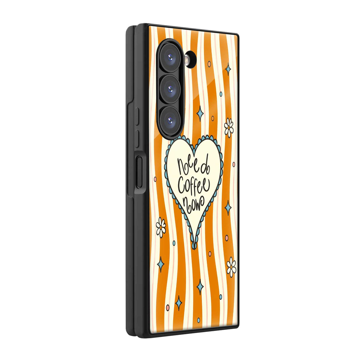 Coffee Love Samsung Z Fold Glass Case