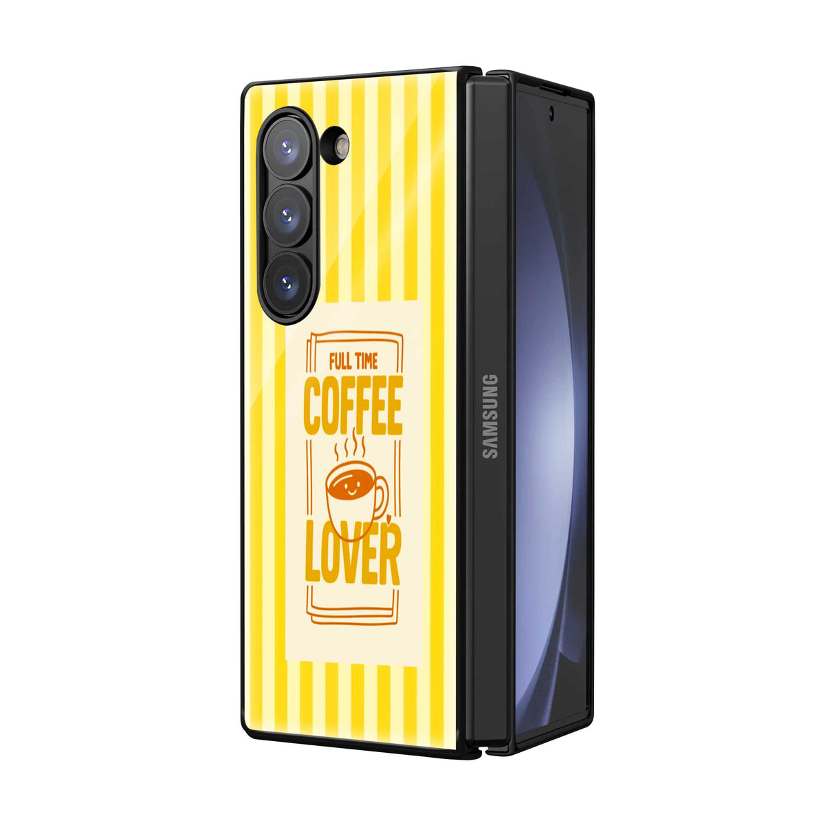 Coffee Lover Samsung Z Fold Glass Case