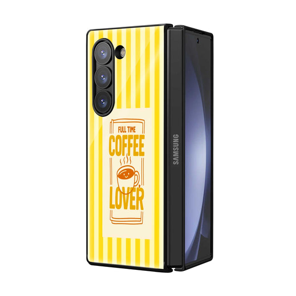 Coffee Lover Samsung Z Fold Glass Case