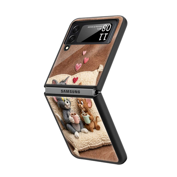Coffee Pals Samsung Z Flip Glass Case
