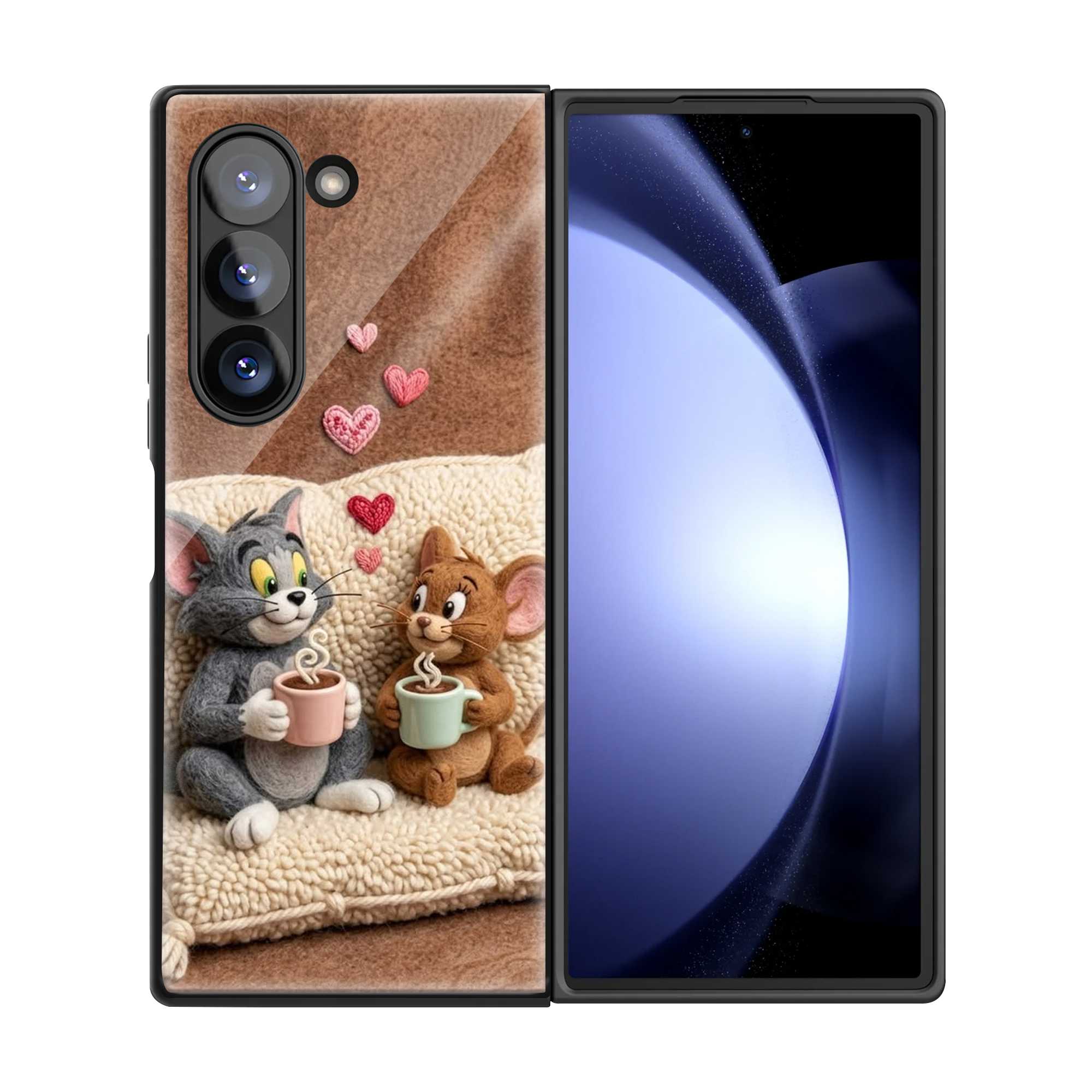 Coffee Pals Samsung Z Fold Glass Case