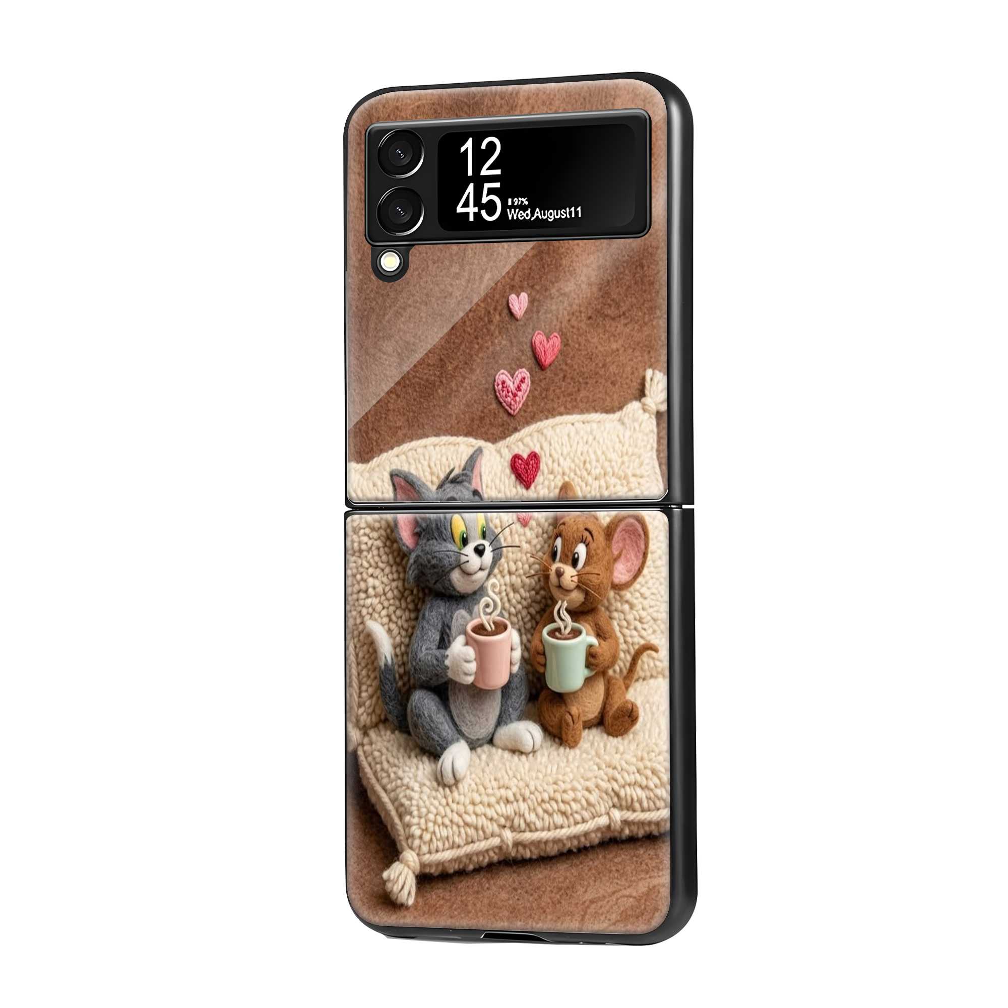 Coffee Pals Samsung Z Flip Glass Case