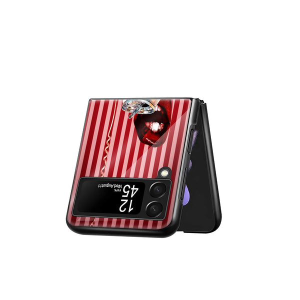 Cola Crush Samsung Z Flip Glass Case