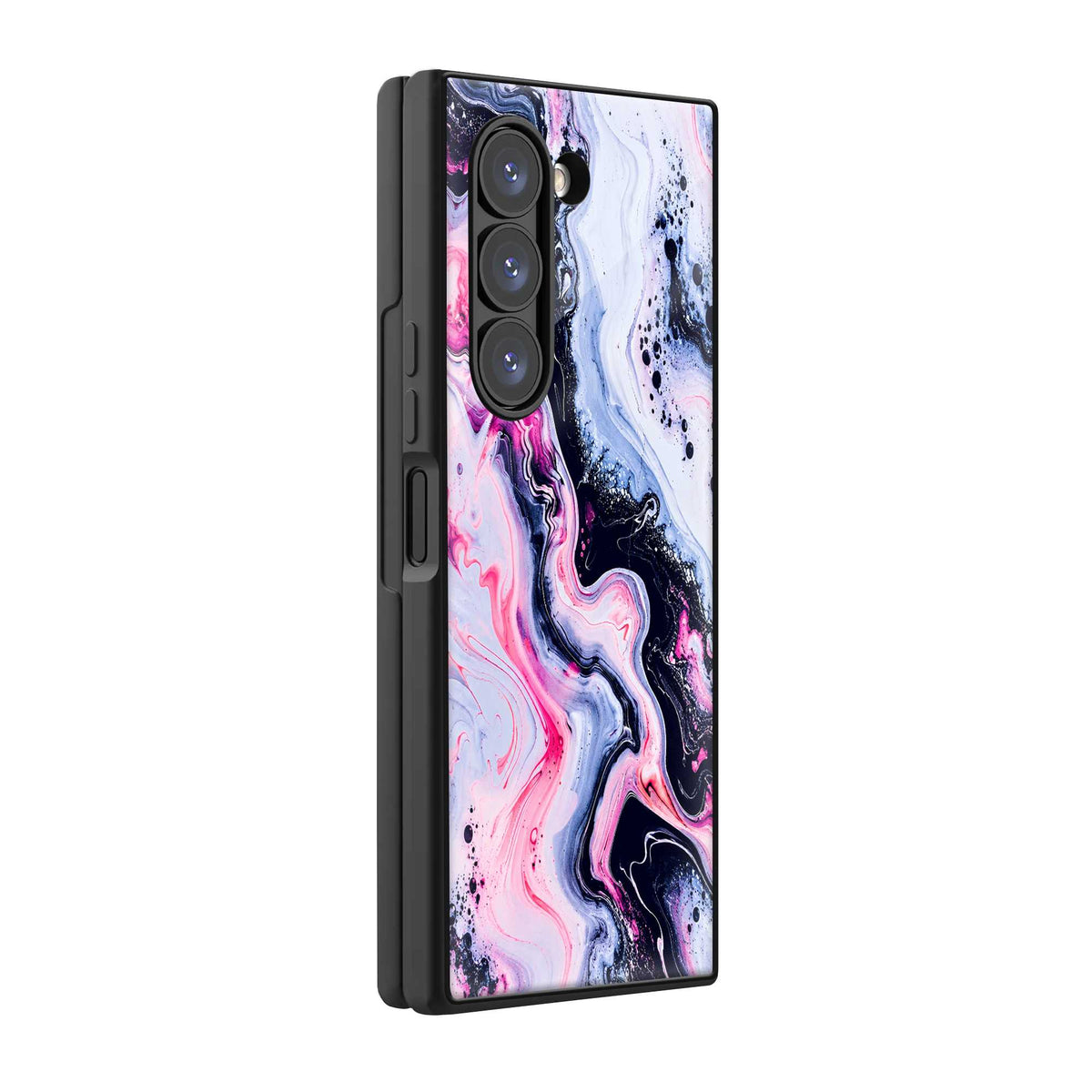 Colorful Marble Samsung Z Fold Glass Case