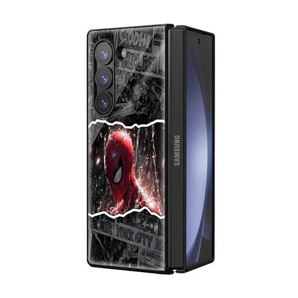 Comic Splash Samsung Z Fold Glass Case