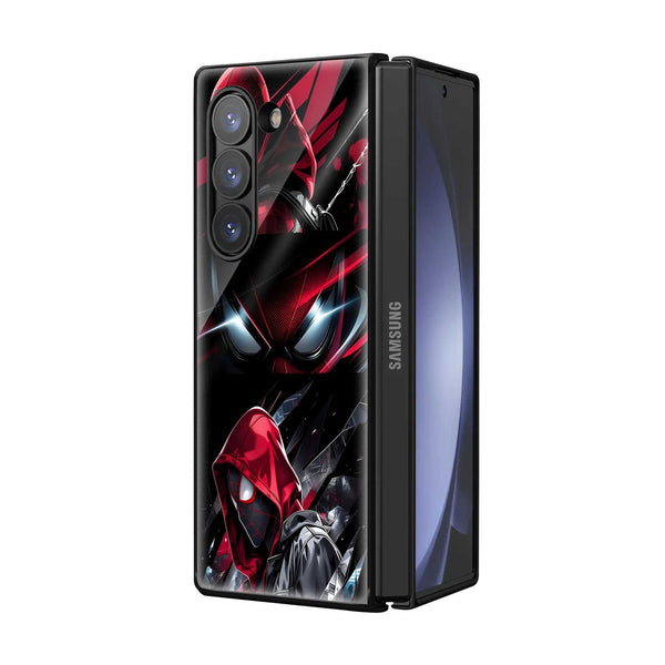 Comic Web Rush Samsung Z Fold Glass Case