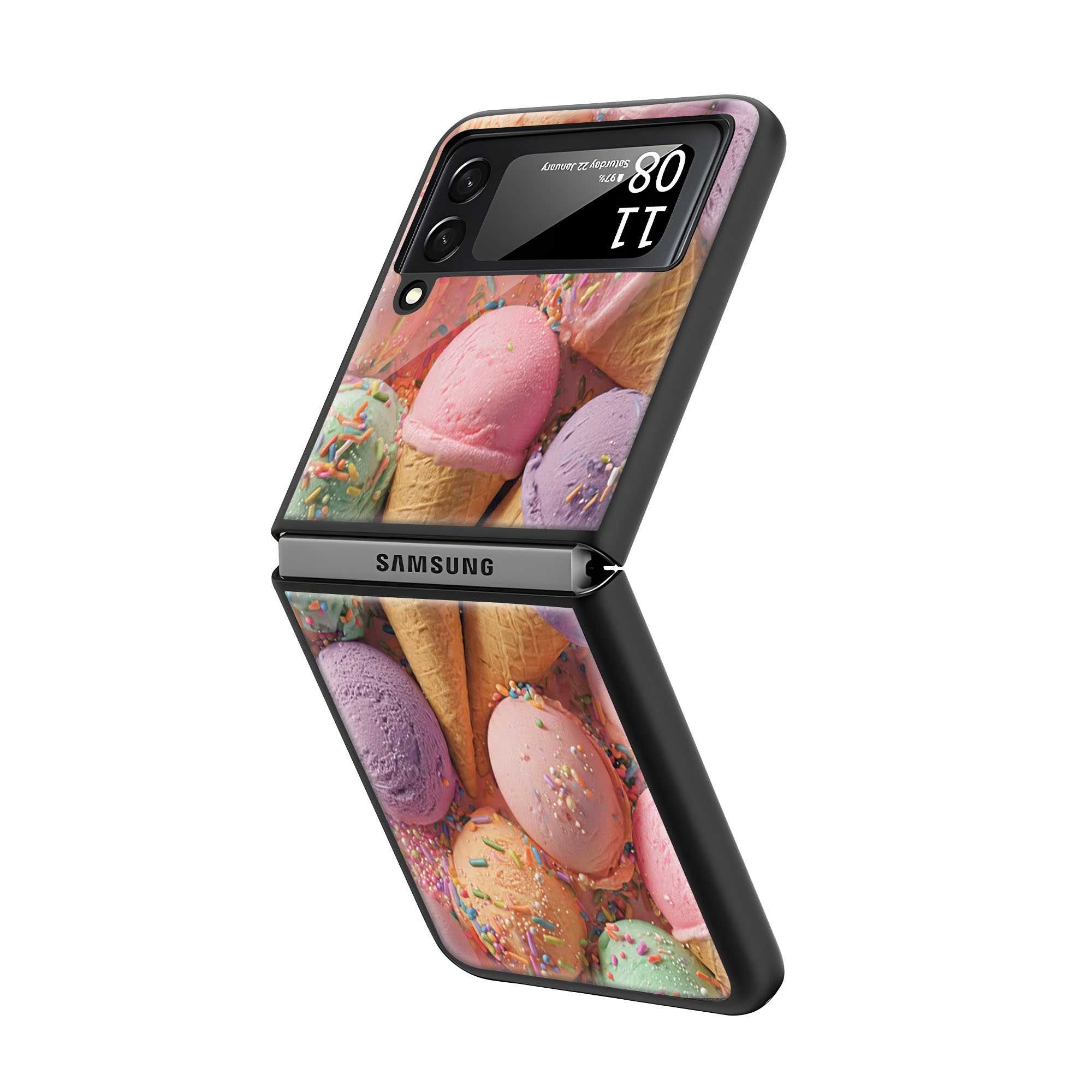 Cone Crush Samsung Z Flip Glass Case