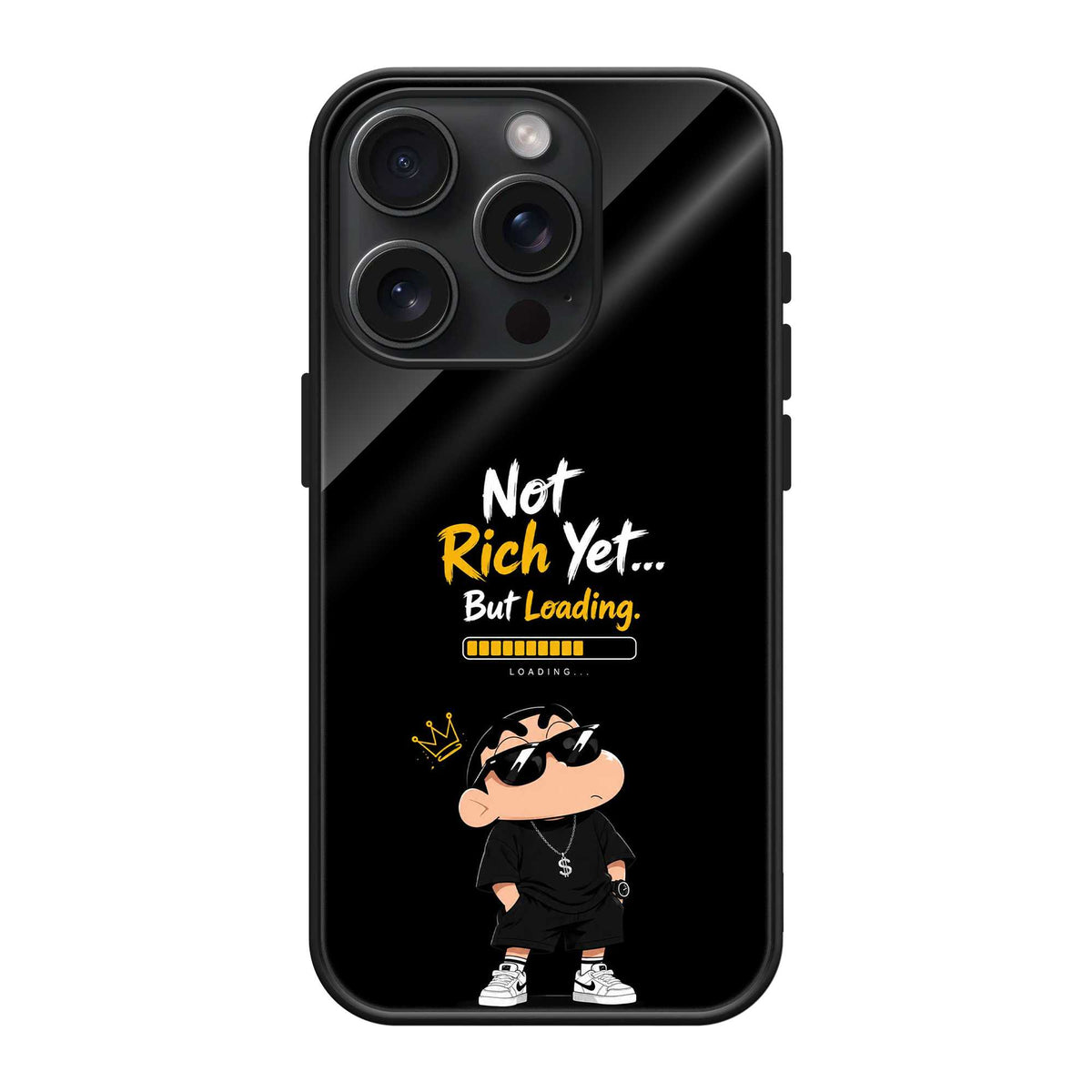 Cool Shin-Chan Glass Case