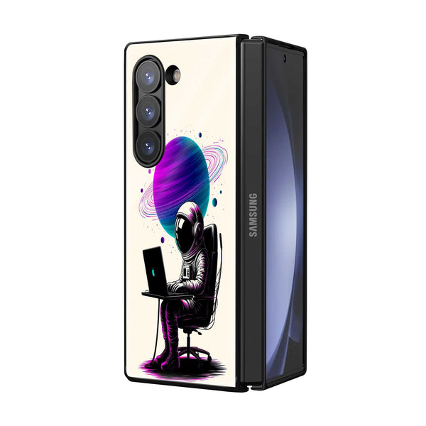 Cosmic Creator Samsung Z Fold Glass Case