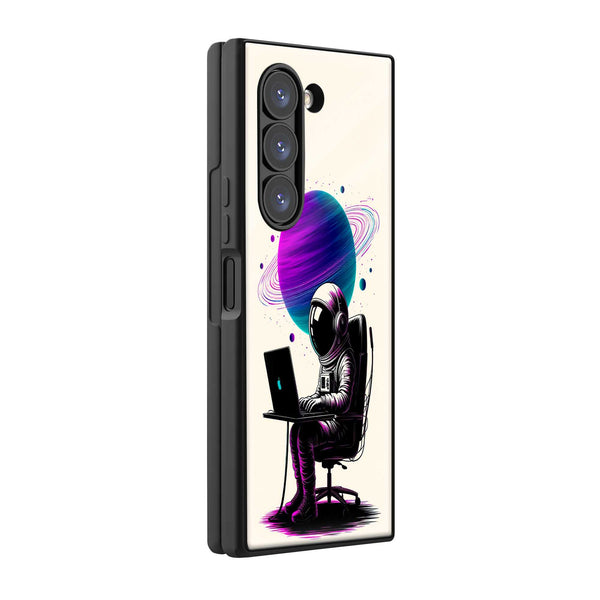 Cosmic Creator Samsung Z Fold Glass Case