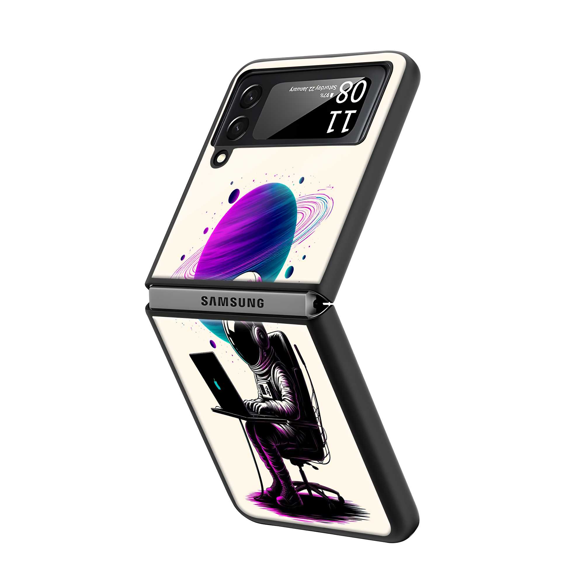 Cosmic Creator Samsung Z Flip Glass Case