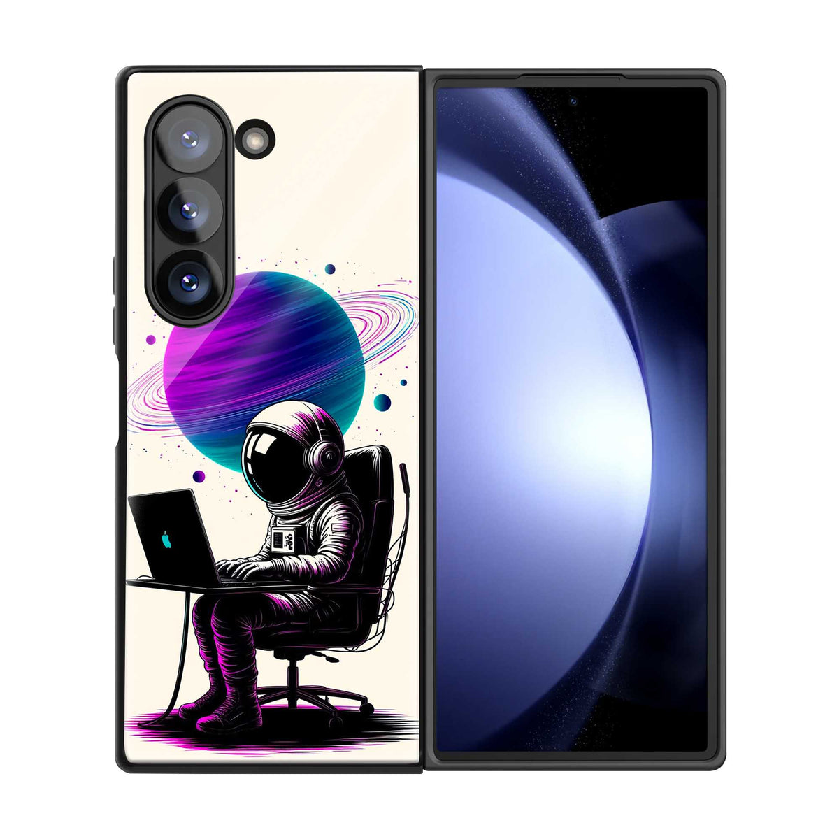 Cosmic Creator Samsung Z Fold Glass Case