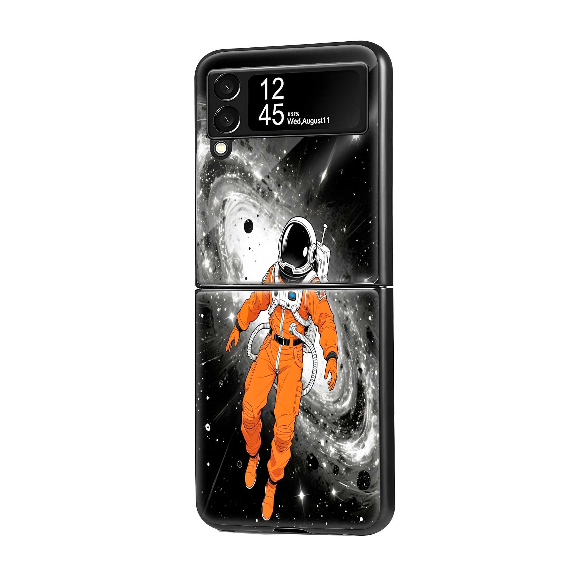 Cosmic Drift Samsung Z Flip Glass Case