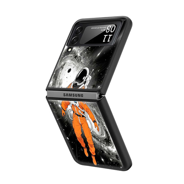 Cosmic Drift Samsung Z Flip Glass Case