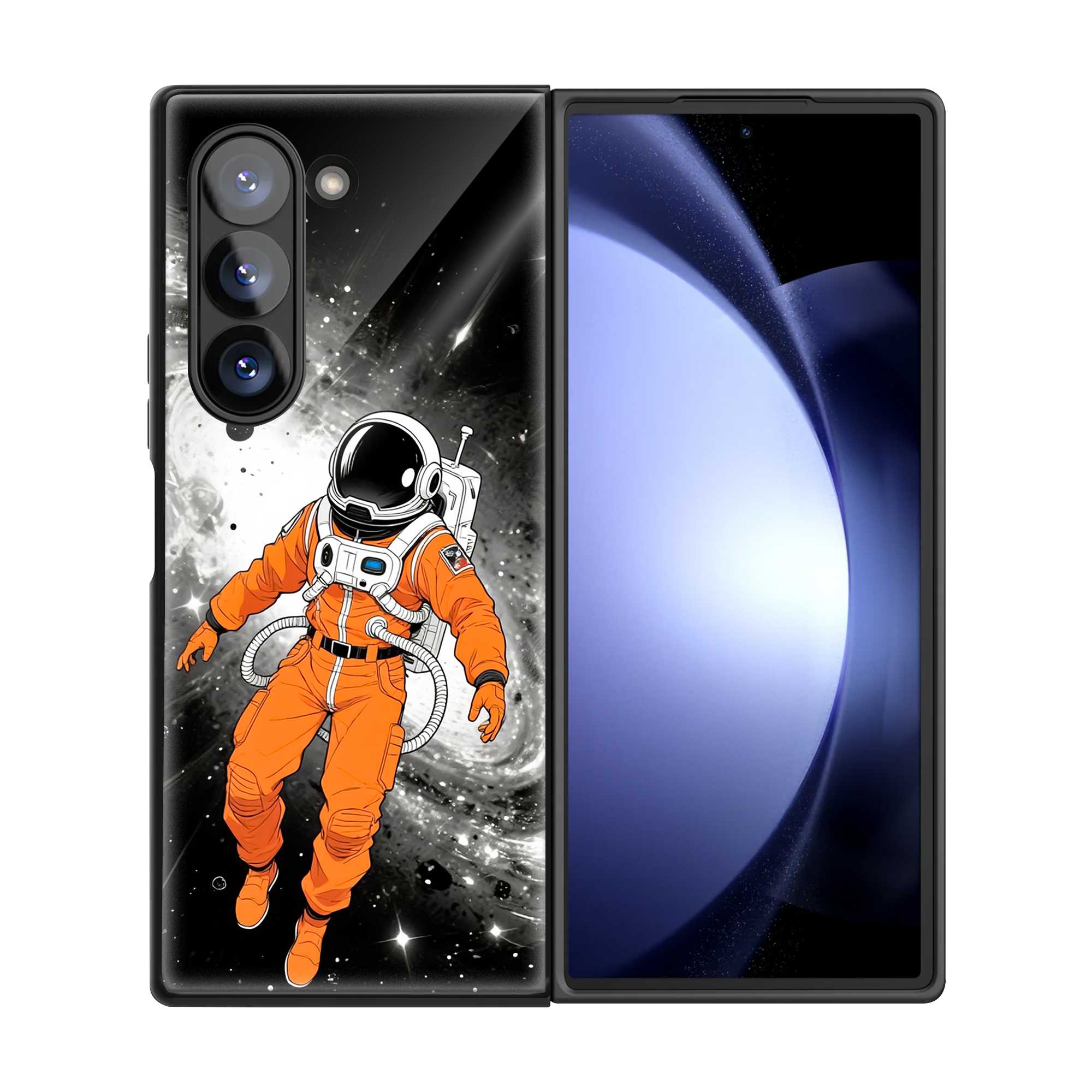 Cosmic Drift Samsung Z Fold Glass Case