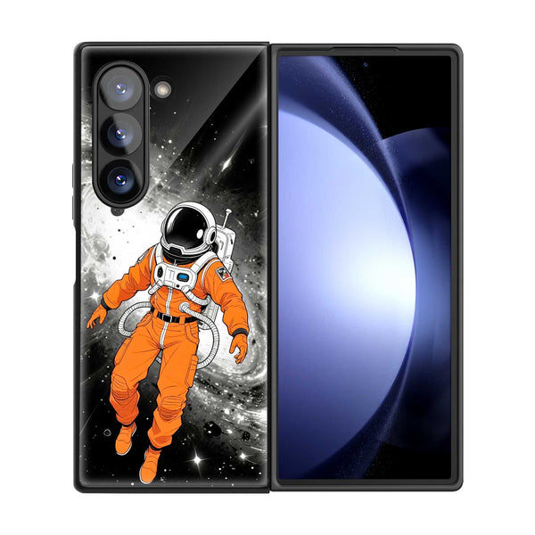 Cosmic Drift Samsung Z Fold Glass Case