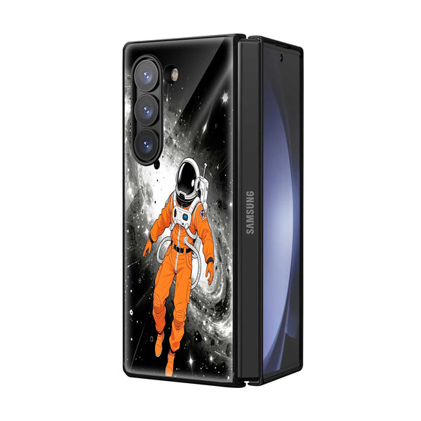Cosmic Drift Samsung Z Fold Glass Case