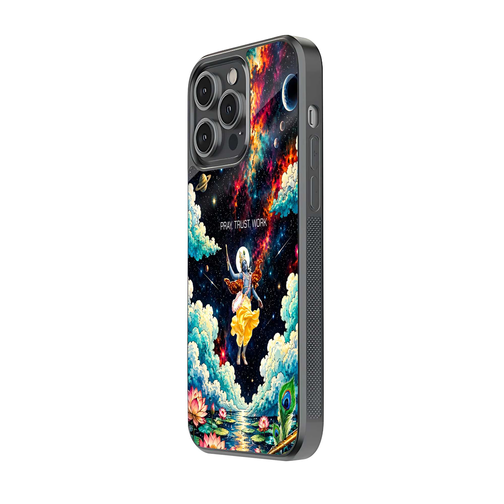 Cosmic Mahadev Glass Case Secondary image