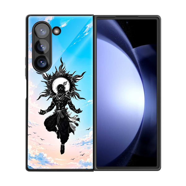 Cosmic Nataraja Samsung Z Fold Glass Case