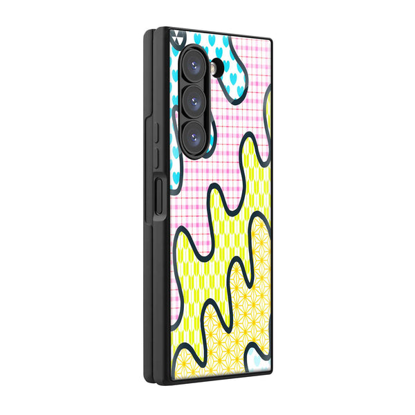 Cosmic Wave Samsung Z Fold Glass Case