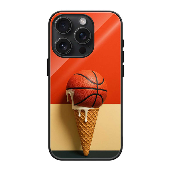 Court Cream Glass Case