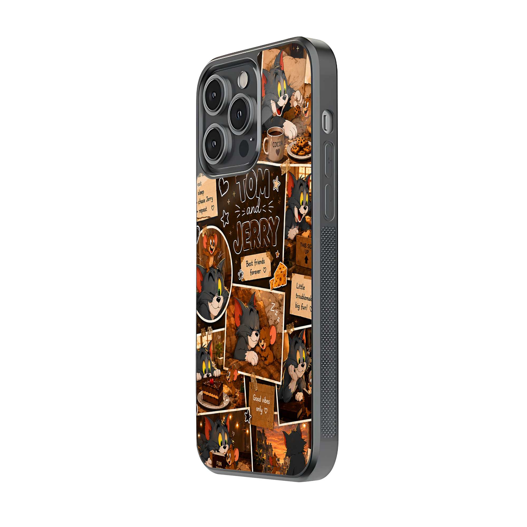Cozy Tom-Jerry Glass Case