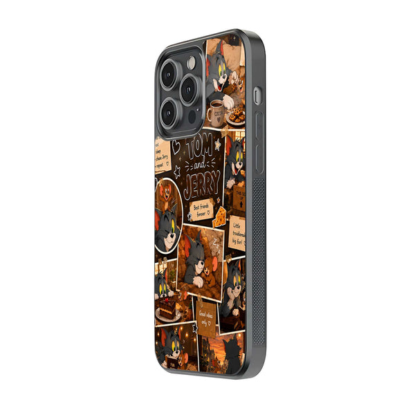 Cozy Tom-Jerry Glass Case