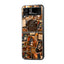 Cozy Tom-Jerry Samsung Z Flip Glass Case