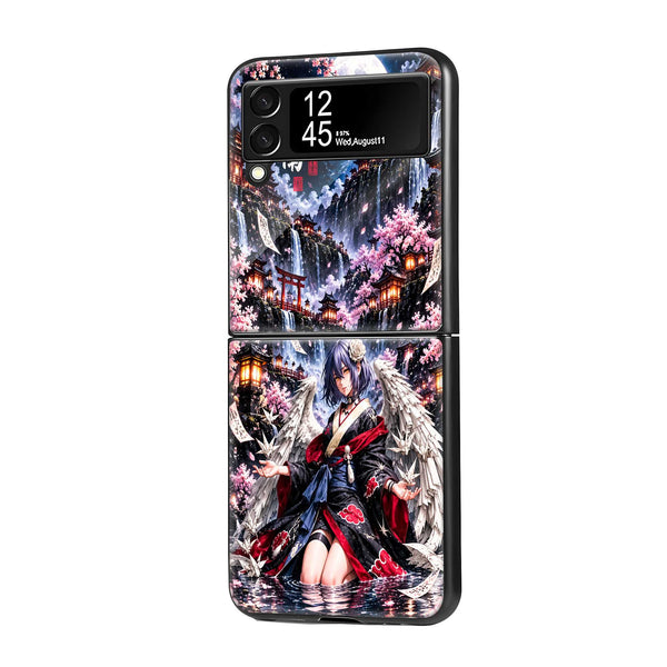 Crimson Shinobi Samsung Z Flip Glass Case