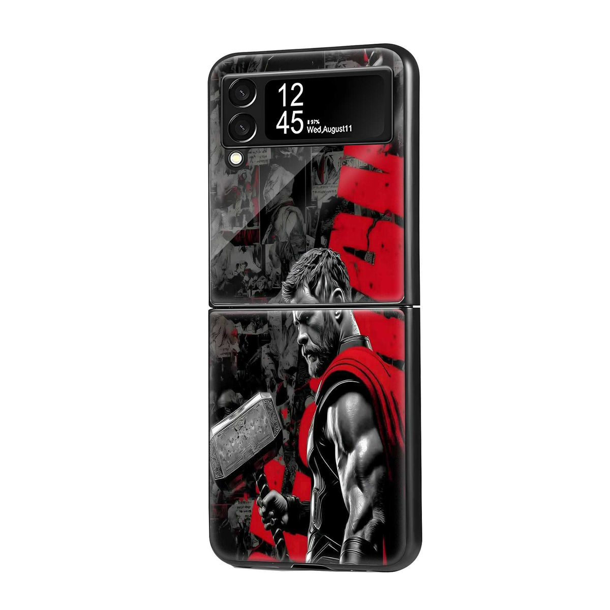 Crimson Thor Samsung Z Flip Glass Case