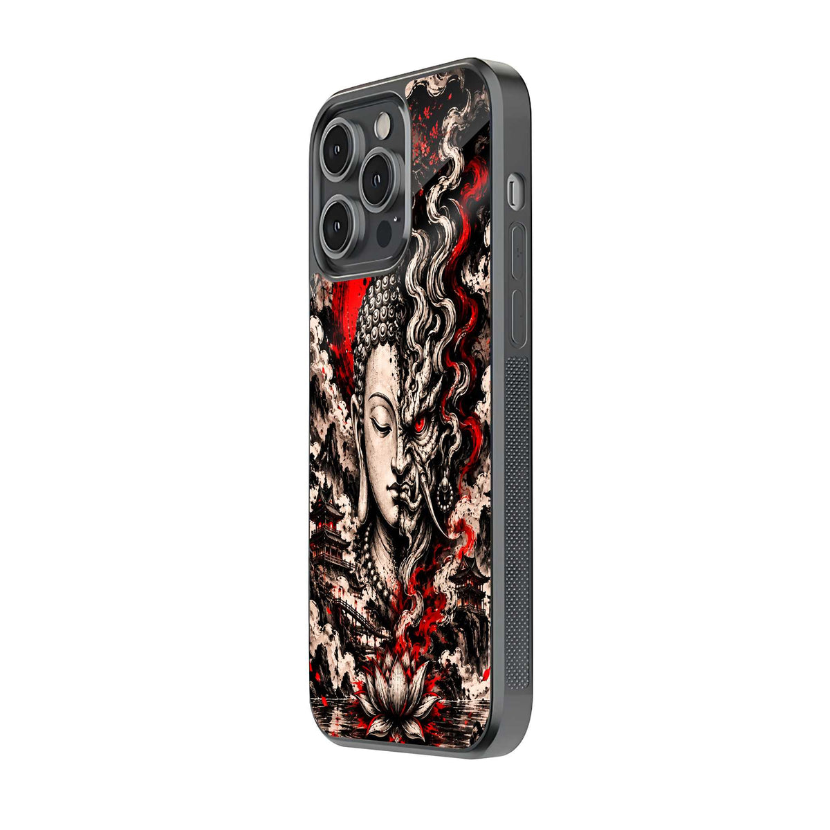 Crimson Buddha Glass Case