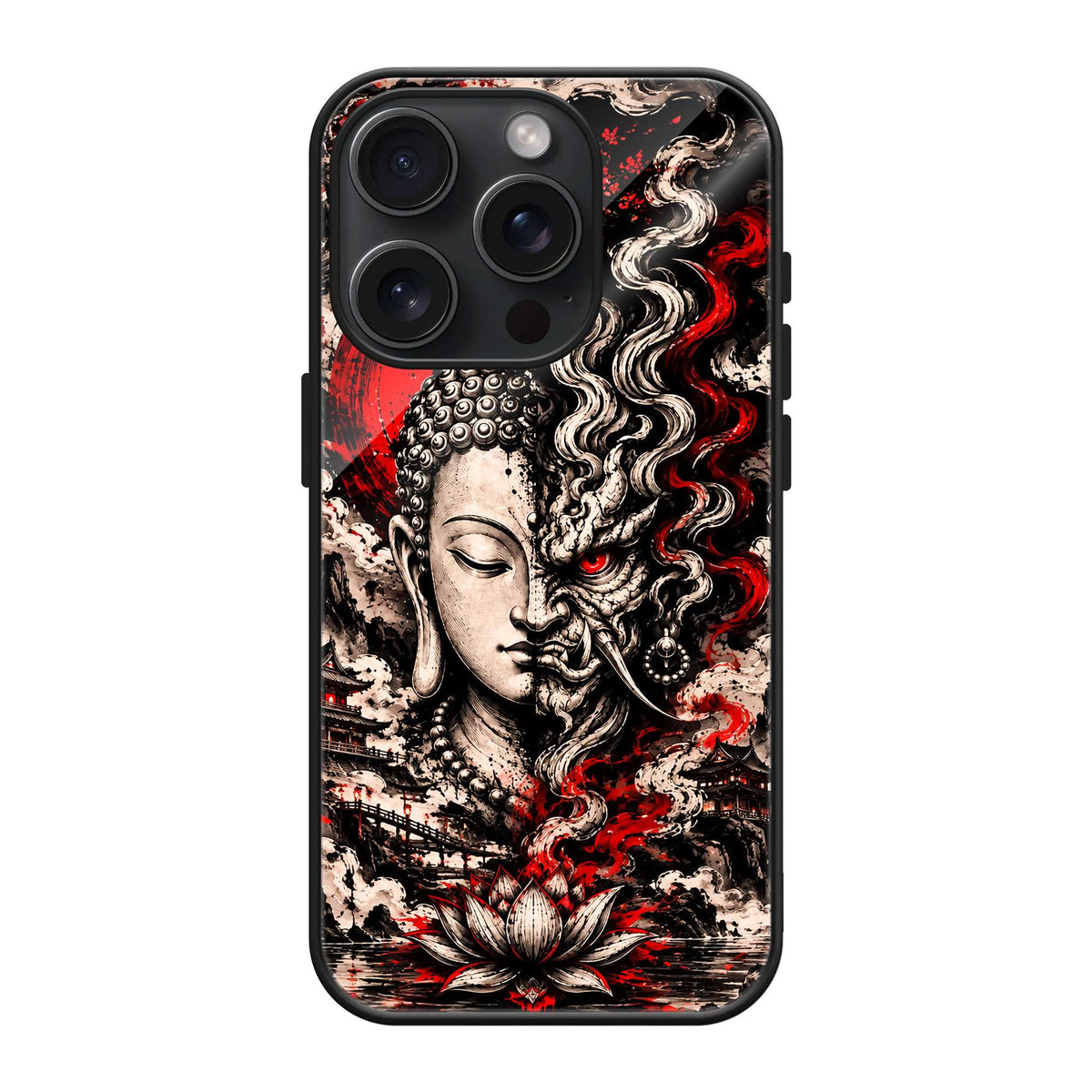 Crimson Buddha Glass Case