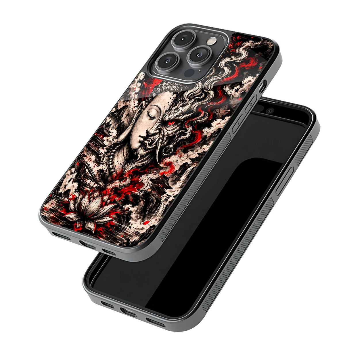 Crimson Buddha Glass Case
