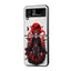 Crimson Crow Samsung Z Flip Glass Case