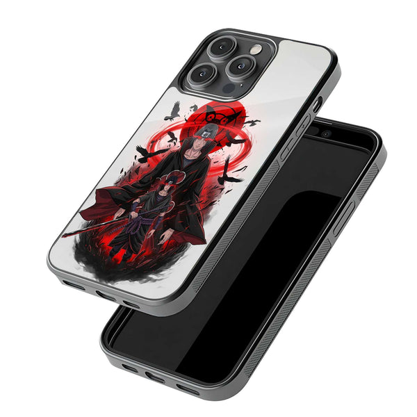 Crimson Crow Glass Case