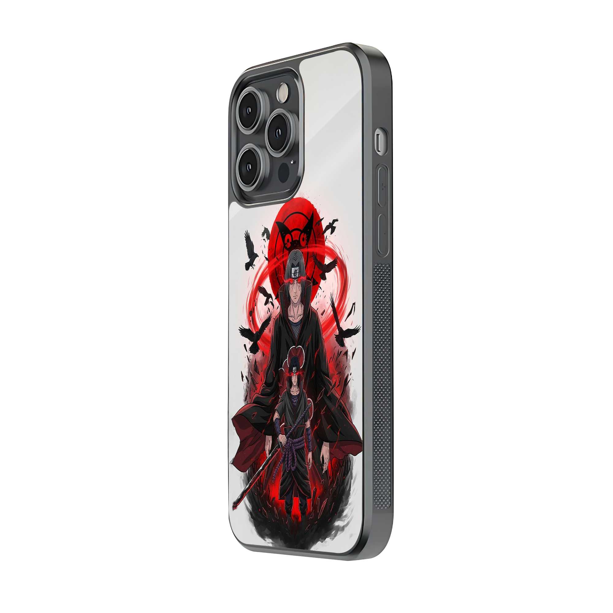 Crimson Crow Glass Case