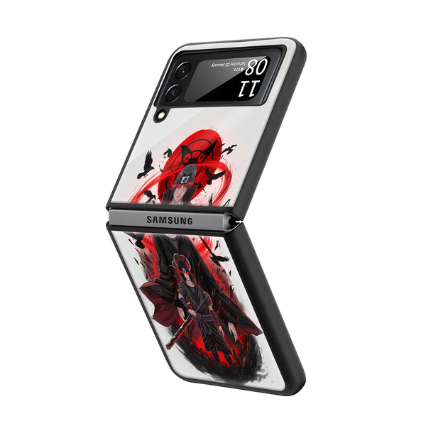 Crimson Crow Samsung Z Flip Glass Case