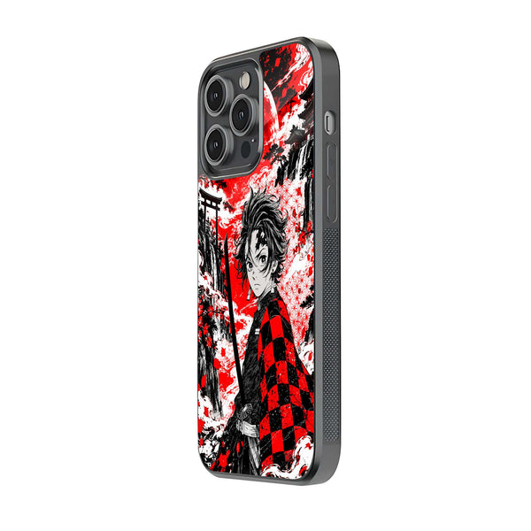 Crimson Eclipse Glass Case