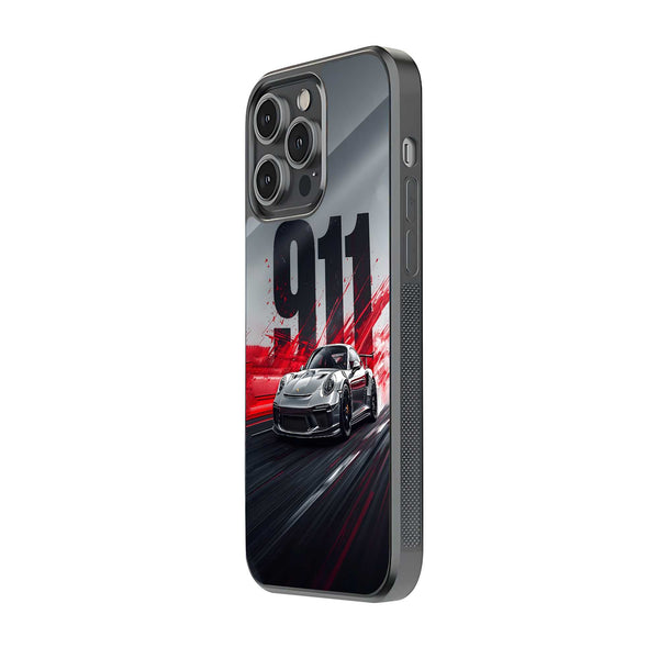 Crimson Edge Glass Case