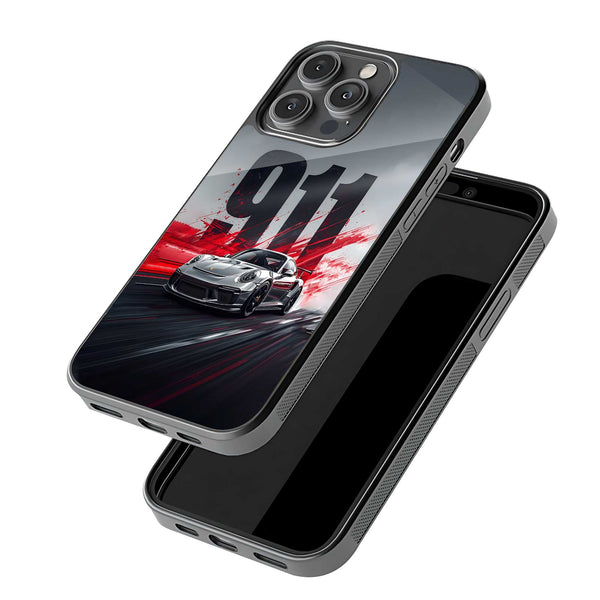Crimson Edge Glass Case
