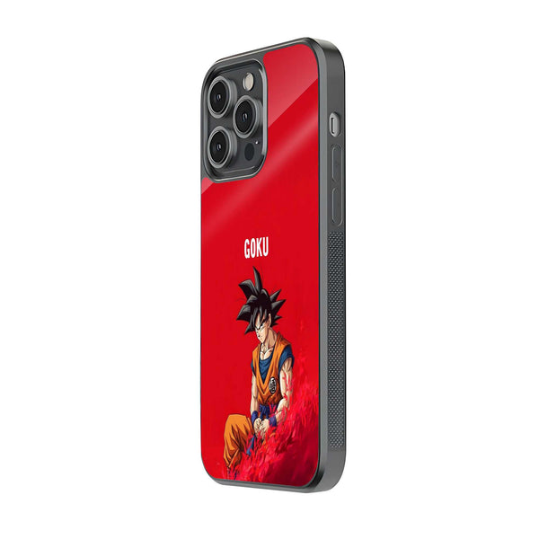Crimson Goku Glass Case